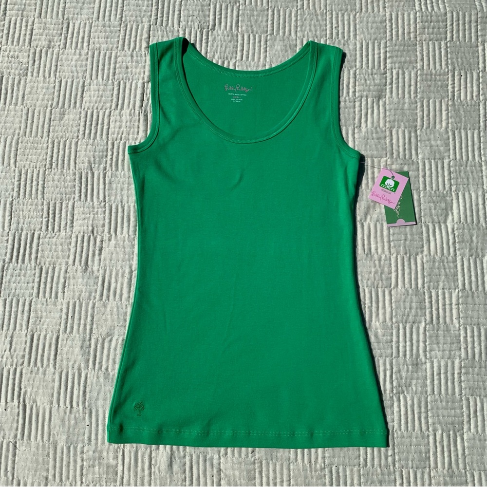 NWT Lilly Pulitzer Green Heather Tank Size Small